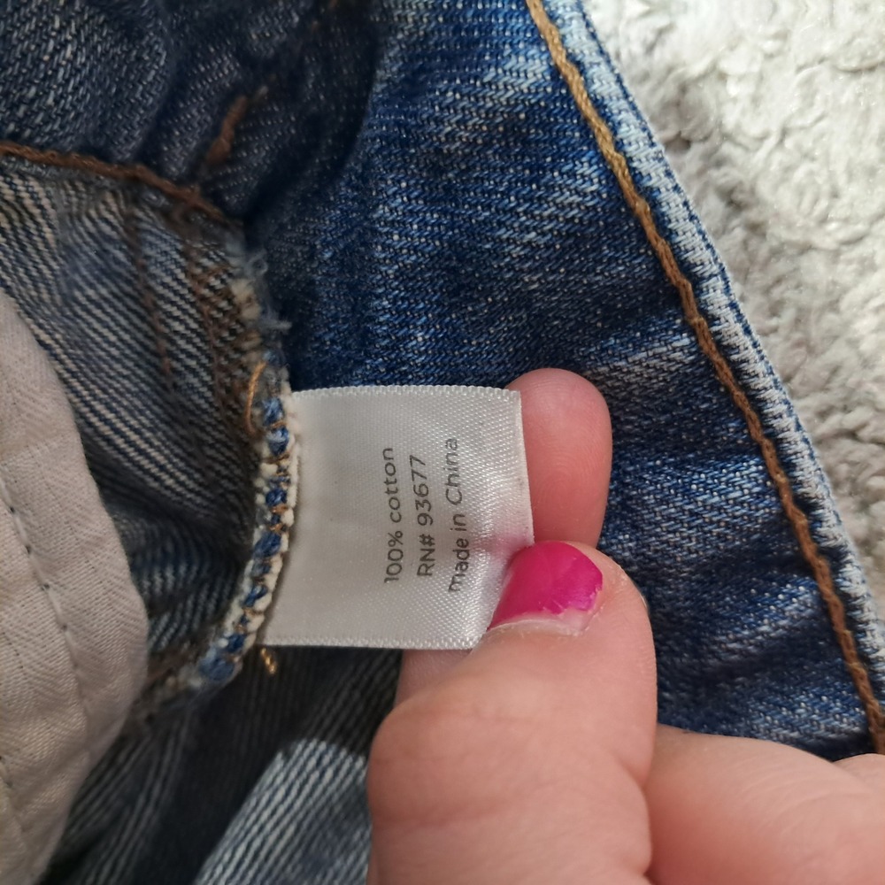 JCP Womens Medium Wash 100% Cotton Denim Trucker Jacket Blue Size Medium - Picture 3 of 7